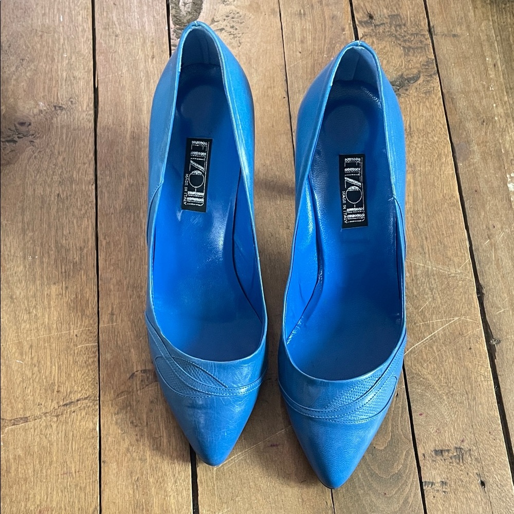 Elegant Blue Heels